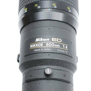 ★外観美品 動作品★Nikon ニコン Ai-S NIKKOR 600mm F4 ED IF レンズケースCT-603・フード・リアキャップ付  #230098の画像6