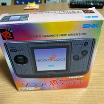 SNK ネオジオポケットカラー ネオジオポケット カラー NEOGEO POCKET カーボンブラック　本体_画像4