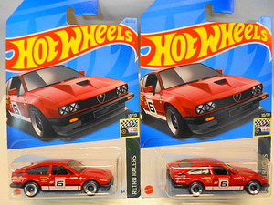 Hotwheels アルファロメオ GTV6 3.0 ホットウィール ミニカー 2台セット