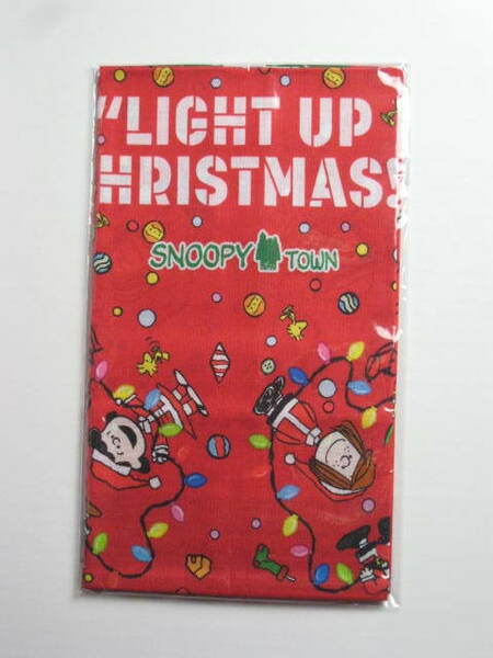 スヌーピータウンショップ クリスマス2019 「LIGHT UP CHRISTMAS!」 バンダナ　送料無料　限定品 PEANUTS スヌーピー チャーリーブラウン