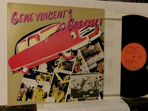 ▲LP ジーン・ヴィンセント / GENE VINCENT'S 20 GREATEST HITS 国内盤 東芝 ECS-90053 OLDIES◇r51104