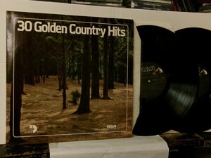 ▲2LP VA（HANK WILLIAMS / JIMMY RODGERS / JOHNNY CASH 他） / 30 GOLDEN COUNTRY HITS 輸入盤 RCA DVL2-0447 カントリー◇r51118