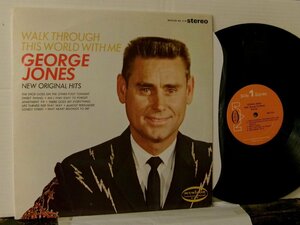 ▲LP GEORGE JONES ジョージ・ジョーンズ / WALK THROUGH THIS WORLD WITH ME 輸入盤 MUSICOR MS3119 カントリー◇r51118