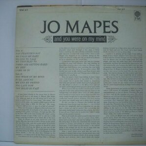 ■ 輸入USA盤 LP  JO MAPES / AND YOU WE ON MY MIND ジョーメイプス アンドユーアーオンマイマインド 1964年 FM 317 ◇r51106の画像2