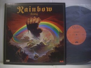 ■ ダブルジャケ LP ブラックモアズ・レインボー / 虹を翔る覇者 RAINBOW RISING 1976年 MPX 4024 ◇r51110
