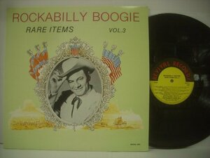 ■ 輸入盤 LP 　ROCKABILLY BOOGIE RARE ITEMS VOL.3 / JACK TURNER BILLY WALLACE ROY HOGSHED ロカビリー REVIVAL 4003 ◇r51123