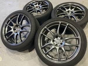 ワーク エモーション極 kiwami 19インチ 5H108 8.5J +25 235/40R19 プジョー RCZ WORK