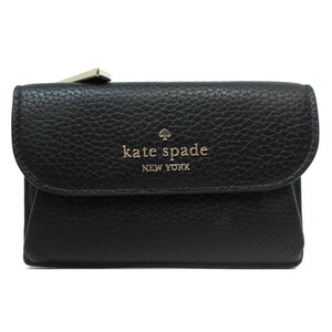 ケイトスペード kate spade ダンプリング レザー スモール フラップ カード ホルダー コインケース KA574 001 アウトレット レディース 