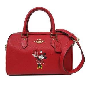 コーチ COACH X DISNEY コーチ×ディズニー ミニー ローワン サッチェル 2WAY ボストンバッグ 斜め掛け CM862 B4RGO レディース 