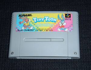 即決　SFC　タイニートゥーン TINY TOON Adventures　作動確認済　同梱可　クリーニング済