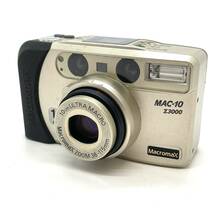 #@1090 ★希少良品★ MACROMAX MAC-10 Z3000 ZOOM 38-115mm 10cm ULTRA MACRO コンパクトフィルムカメラ_画像1