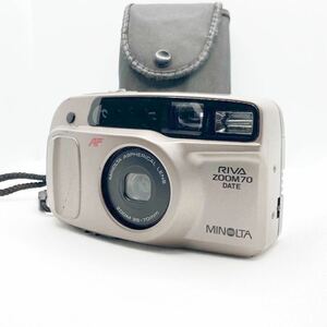 #1049 ◆良品◆ミノルタ MINOLTA RIVA ZOOM 70 DATE コンパクトフィルムカメラ◆#0054#0052