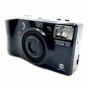 1060★ミノルタ MINOLTA Panorama Zoom 105 ブラック 35mm コンパクトフィルムカメラ★