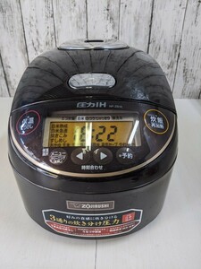 象印/ZOJIRUSHI 圧力IH炊飯ジャー NP-ZS10型 2019年製 5.5合炊き 1.0L ダークブラウン