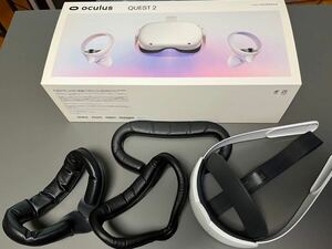 Oculus（現Meta）VRゴーグル Quest2 256GB + Eliteストラップ、オプション数点【中古】