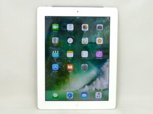 N【大関質店】中古 Apple アップル iPad 9.7インチ 第4世代 Wi-Fi+Cellular 16GB MYGX2J/A SB〇 シルバー iOS10.3.4