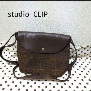 studio CLIP スタディオクリップ チェック ショルダーバッグ