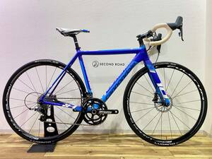 ■美品■CANNONDALE キャノンデール CAAD10 2015 ブルー SRAMスラム RIVALライバル DISC 2×11s FULCRUM RACING SPORT ロードバイク 完成車