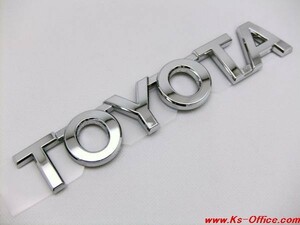 トヨタ ｉＱ 輸出仕様 TOYOTA ロゴ エンブレム バックドア用 サイズ約11.5cm×2cm