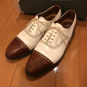 限定レア！英国製クロケット&ジョーンズ コンビドレスシューズ7.5/CHAIRMAN