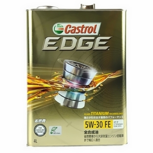 Castrol EDGE TITANIUM 5W-30 FE 4L缶1個　4L (カストロール エッジ チタニウム　5W-30 FE）