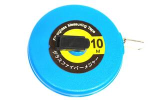 (511 F426）即決 〓中古〓 グラスファイバー巻き尺/　１０M/ 両面数値表示あり/直径10㎝