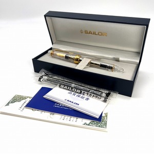 SAILOR セーラー　透明プロフィット21 万年筆 ペン先21K カードリッジ ニブF　スケルトン 筆記具