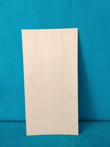 【薄板1mm】ハードメープル①　木材