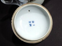 京焼 幹山精製 金彩色 蟹図 急須 および 煎茶碗 5客 煎茶道具_画像6