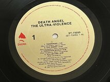 ■ Death Angel デスエンジェル The Ultra-Violence ST-73253 LP レコード US盤 歌詞カード 付 シュリンク有 ★_画像6