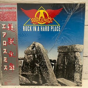 ■ AEROSMITH エアロスミス 美獣乱舞 Rock in a hard place 25AP-2407 LPレコード 帯/歌詞カード/ライナー付 ★の画像1