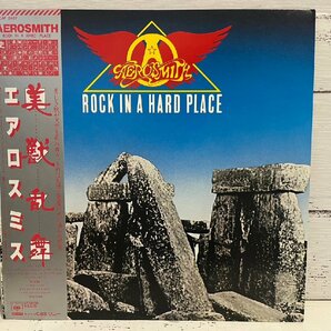 ■ AEROSMITH エアロスミス 美獣乱舞 Rock in a hard place 25AP-2407 LPレコード 帯/歌詞カード/ライナー付 ★の画像2