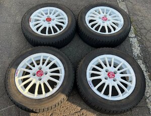 □ レアマイスター LM-5 15インチホイール 4-100 5J OFFSET45 ブリザック VRX 165/65R15 スタッドレスタイヤ付 4本セット 札幌 T-1252 ★