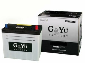 ■ 未使用 未開封品 ecoba G&Yu バッテリー 60B24 R キャップタイプ 充電制御車対応 国産車 ★