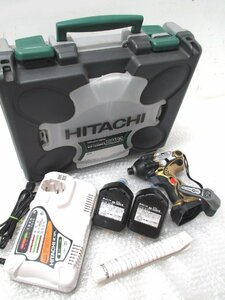 ■◆ 日立工機　WH12DMR2 12Ｖ　コードレス　インパクトドライバ　バッテリー NI-MH　EB1230X×2本 充電器 ビット ケース付