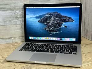 【美品♪】MacBook Pro 2013 Retina(A1502)[Core i7(4558U)2.8Ghz/RAM:16GB/SSD:256GB/13.3インチ]Catalina 動作品