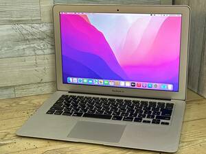 【良品♪】MacBook Air 2017(A1466)[Core i5(5350U)1.8Ghz/RAM:8GB/SSD:128GB/13インチ]Monterey インストール済 動作品