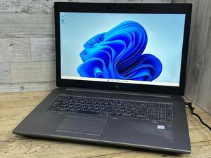 【動作OK♪】HP ZBook 17 G5 Mobile Workstation[Core i7 8750H 2.2GHz/RAM:16GB/HDD:500GB/17.3インチ/Quadro P1000]Windowsd 11 動作品