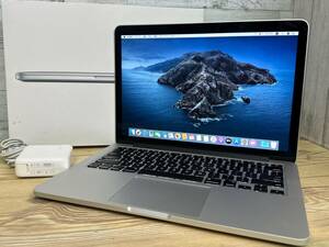 【美品♪】MacBook Pro 2013 Retina(A1502)[Core i7(4558U)2.8Ghz/RAM:16GB/SSD:256GB/13.3インチ]Catalina 動作品
