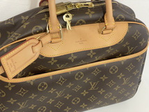 1円～★美品！LOUIS VUITTON ルイヴィトン ボーリングヴァニティ ドーヴィル モノグラム ブラウン ハンドバッグ ボストンバッグ M47270_画像2