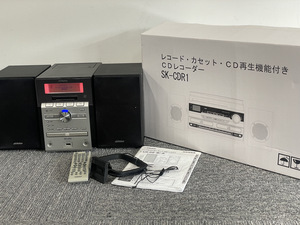 100円～★Victor ビクター システムコンポ CA-UXZ2-B ブラック オールインワンコンポ MD CD USB TAPE FM/AM