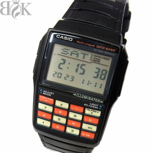 カシオ データバンク DATA BANK DBC-32 メンズ 腕時計 デジタル クォーツ 黒 ブラック 動作品 CASIO 〓