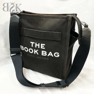 マークジェイコブス ブックバッグ THE BOOK BAG ショルダーバッグ 鞄 ブラック キャンバス MARK JACOBS 中古 ★