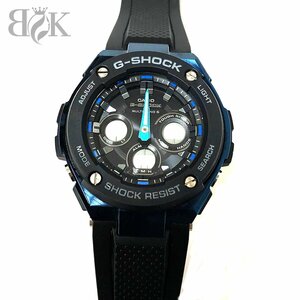 カシオ G-SHOCK GST-W300G ソーラー電波時計 ブルー 時計 中古品 ＋