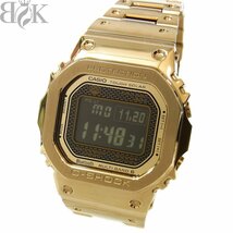 極美品 カシオ G-SHOCK 5000シリーズ GMW-B5000GD-9JF フルメタル メンズ 腕時計 デジタル タフソーラー ゴールド ブラック 動作品 〓_画像1