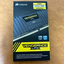 コルセア DDR4 CORSAIR 8GB(4GB×2) VEMGEANCE LPX デスクトップPC メモリ_画像1