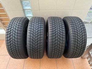 中古品　MLJ XTREME-J XJ03 17x7.5+42　ミシュランスタッドレスタイヤ　X-ICE SNOW SUV　225/65R17　デリカD5等