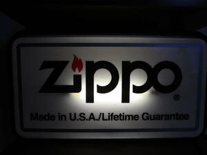 ZIPPO 店舗什器 電飾ライト 看板 ビンテージ 点灯OK ジッポ