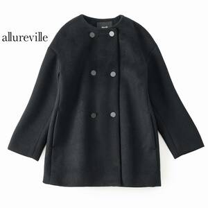 美品★アナイ・アルアバイル★1size/7-9号★コート黒G156