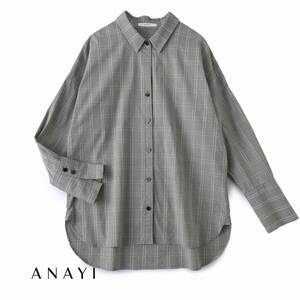 美品★素敵756★ANAYIアナイ2.3万★38size/11号★ブラウスK030